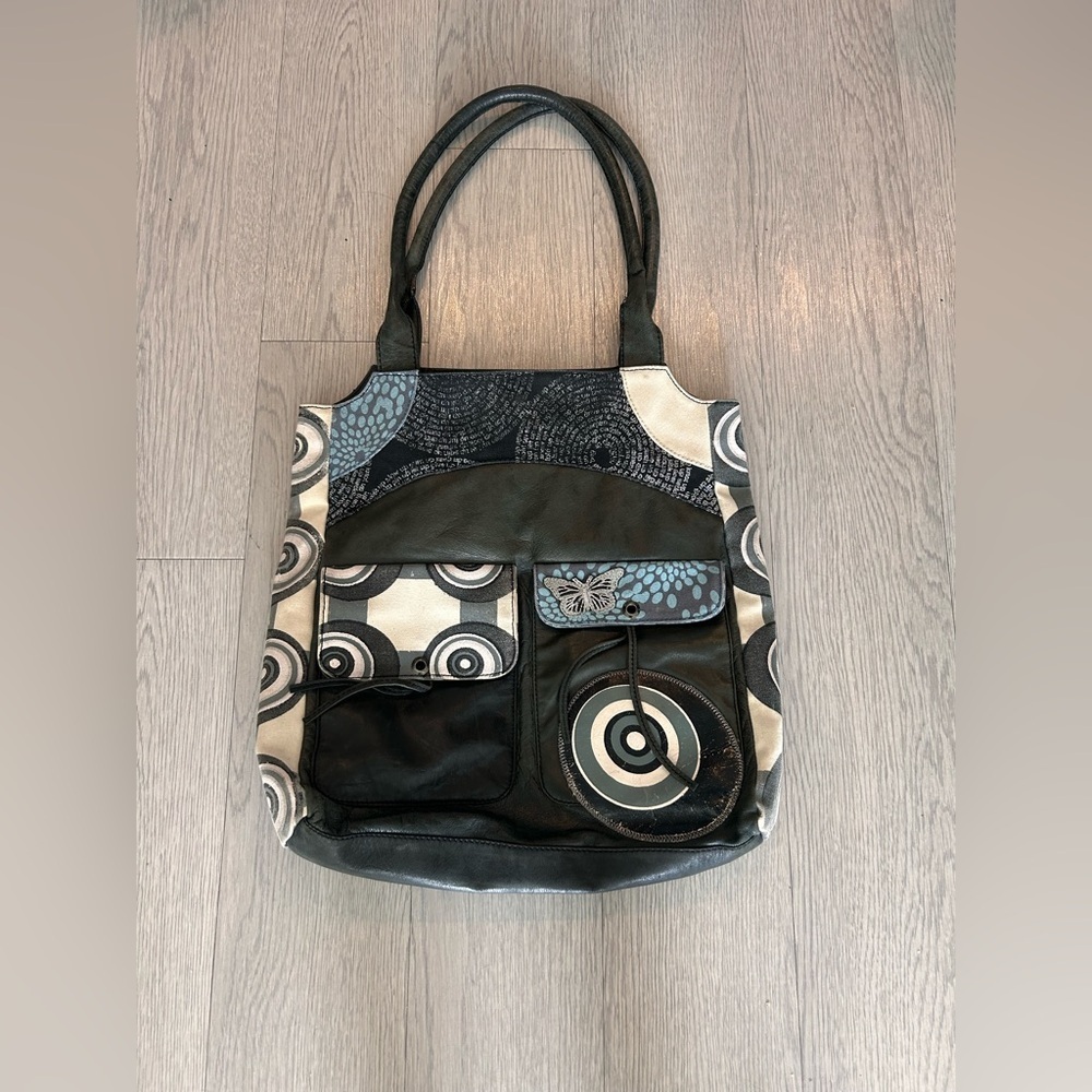 Desigual Shopping Tote Trippy Print Bag